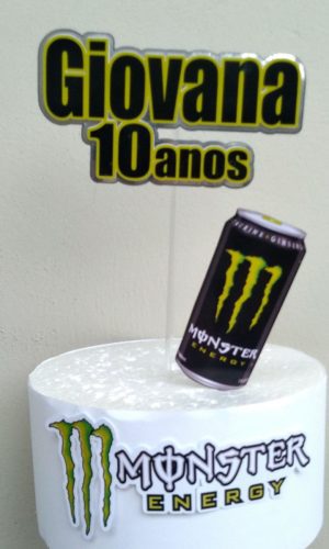 Arquivo de Corte STUDIO - Topo de Bolo Monster (R091)