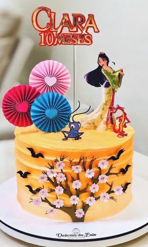 Arquivo de corte topo de bolo Mulan