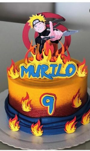 ARQUIVO DE CORTE TOPO DE BOLO NARUTO EM CAMADAS