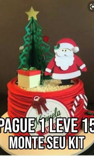 Arquivo de Corte Topo de Bolo Natal 8 Studio+14