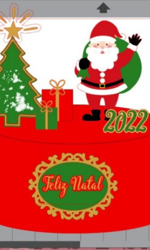Arquivo de Corte Topo de Bolo Natal