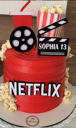 Arquivo de corte topo de bolo Netflix