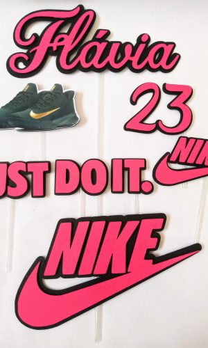 ARQUIVO DE CORTE TOPO DE BOLO NIKE FEMININO