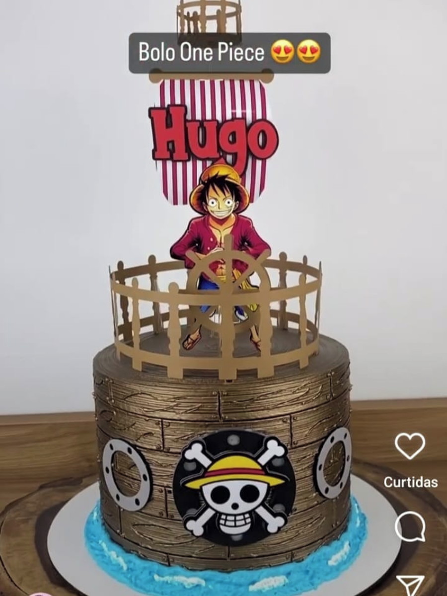 Arquivo de Corte Topo de Bolo One Piece