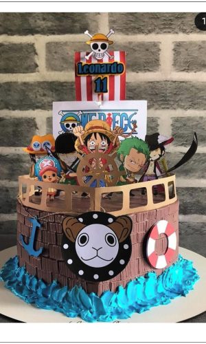 Arquivo de Corte Topo de Bolo One Piece