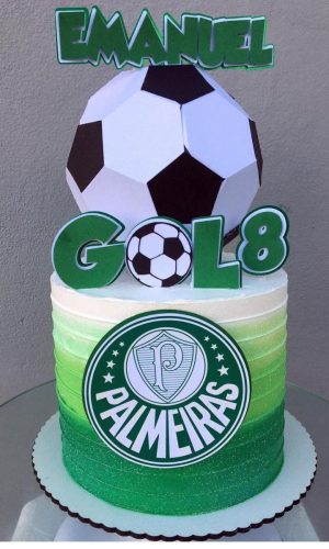 Arquivo De Corte Topo De Bolo Palmeira S Bola 3d