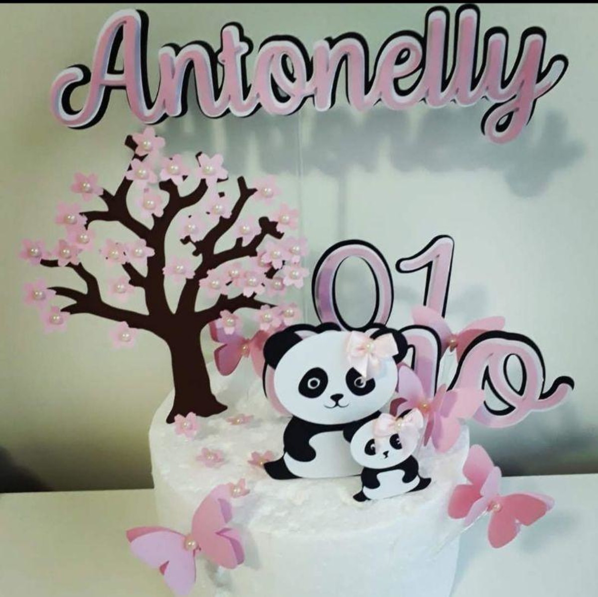 Arquivo de Corte Topo de Bolo Panda 1