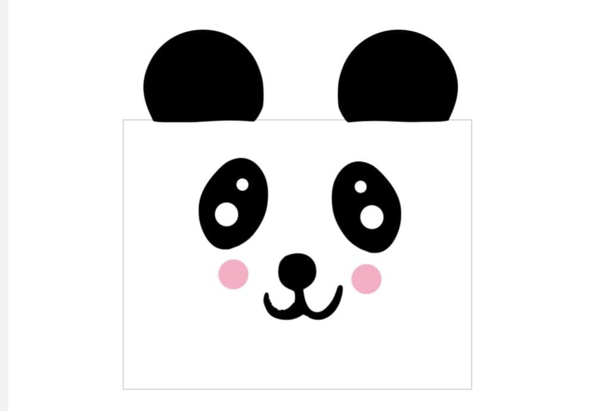 Arquivo de Corte Topo de Bolo Panda