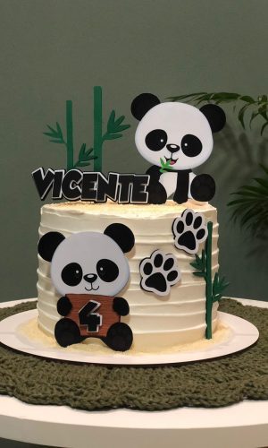 Arquivo de Corte Topo de Bolo Pandas Bambu