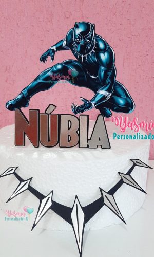 Arquivo de Corte Topo de Bolo Pantera Negra