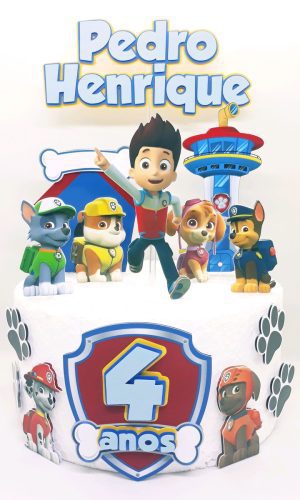 Arquivo De Corte Topo De Bolo Patrulha Canina