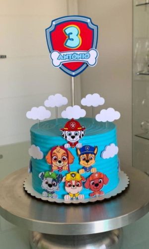 Arquivo De Corte Topo De Bolo Patrulha Canina Studio