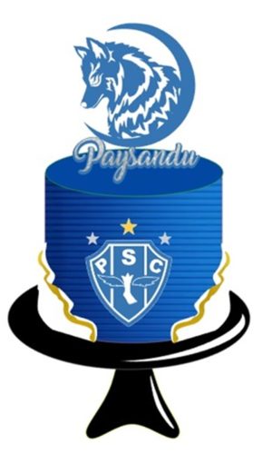 Arquivo de Corte Topo de Bolo Paysandu 03 em Camadas