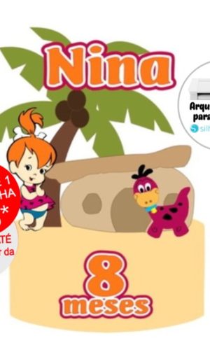 Arquivo de Corte Topo de Bolo Pedrita Camada