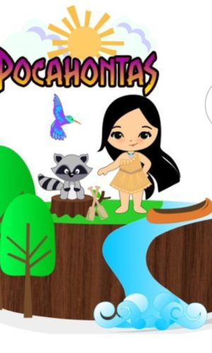 Arquivo de Corte Topo de Bolo pocahontas