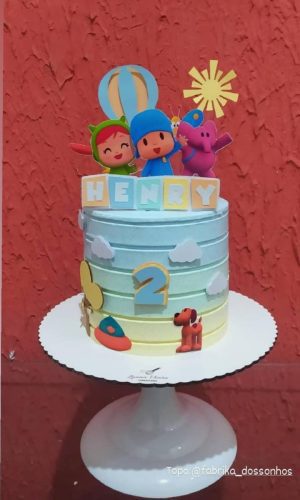 Arquivo De Corte Topo De Bolo Pocoyo Baby Candy