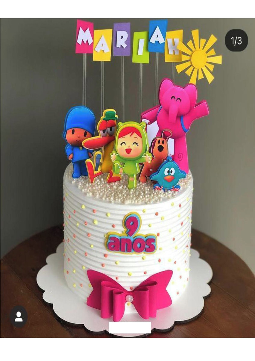 ARQUIVO DE CORTE TOPO DE BOLO POCOYO