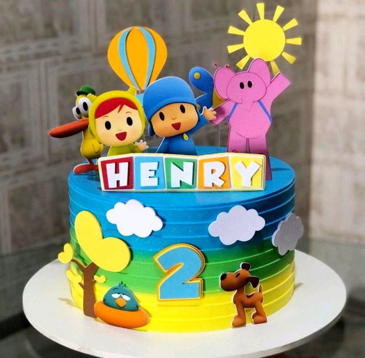 Arquivo de Corte Topo de Bolo Pocoyo
