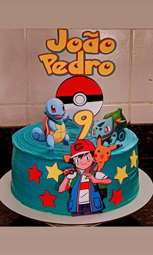Arquivo de Corte Topo de Bolo Pokemon Bola Camadas