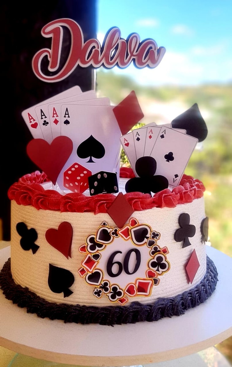 Arquivo de corte topo de bolo poker baralho cartas