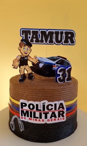 Arquivo de corte topo de bolo Policia Militar MG
