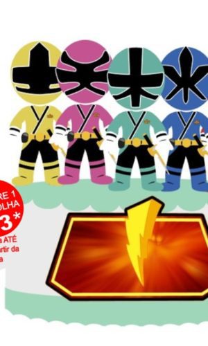 Arquivo de Corte Topo de Bolo Power Ranger