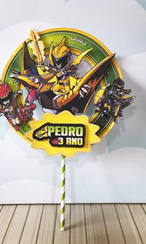 Arquivo de Corte Topo de Bolo Power Rangers