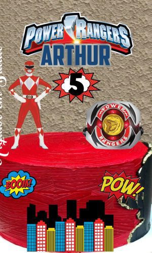 2 Arquivos - Studio - Topo de Bolo Power Rangers