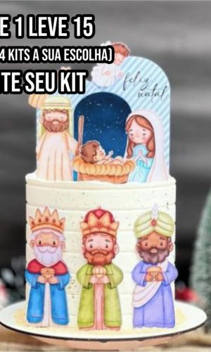 Arquivo de Corte Topo de Bolo Presépio 5