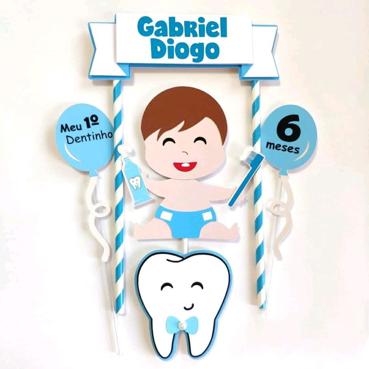 Arquivo de Corte Topo de Bolo Primeiro Dentinho Camadas 81