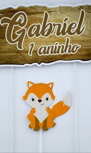Arquivo de corte Topo de Bolo Raposinha STUDIO #1973