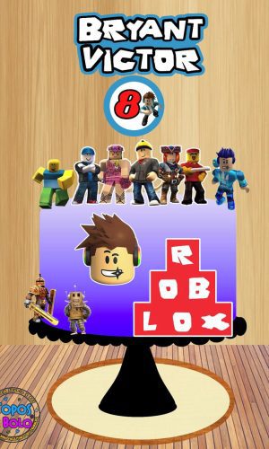 Arquivo de Corte Topo de Bolo Roblox 01