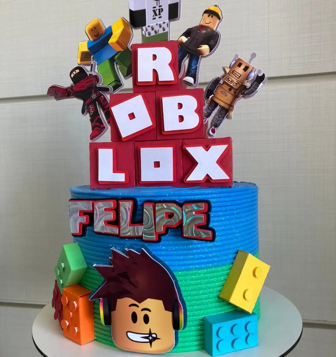 Arquivo de Corte Topo de Bolo Roblox 6 + Brinde - Imagem 3