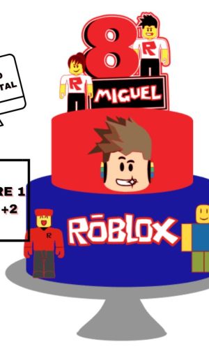 Arquivo de Corte Topo de Bolo Roblox Camadas