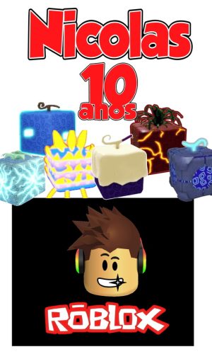 Arquivo de Corte Topo de Bolo Roblox Flexi Foison 001