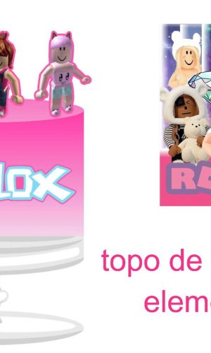 ARQUIVO DE CORTE TOPO DE BOLO ROBLOX JULIA MENINA