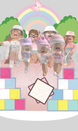 Arquivo de Corte Topo de Bolo Roblox Menina 18 - Bf