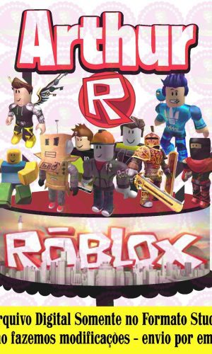 ARQUIVO DE CORTE - TOPO DE BOLO ROBLOX REF 290