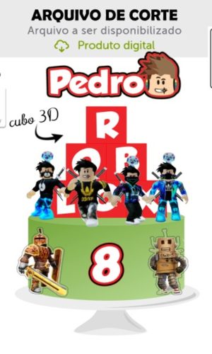 Arquivo de Corte Topo de Bolo Roblox
