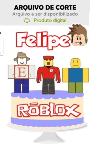 Arquivo de Corte Topo de Bolo Roblox