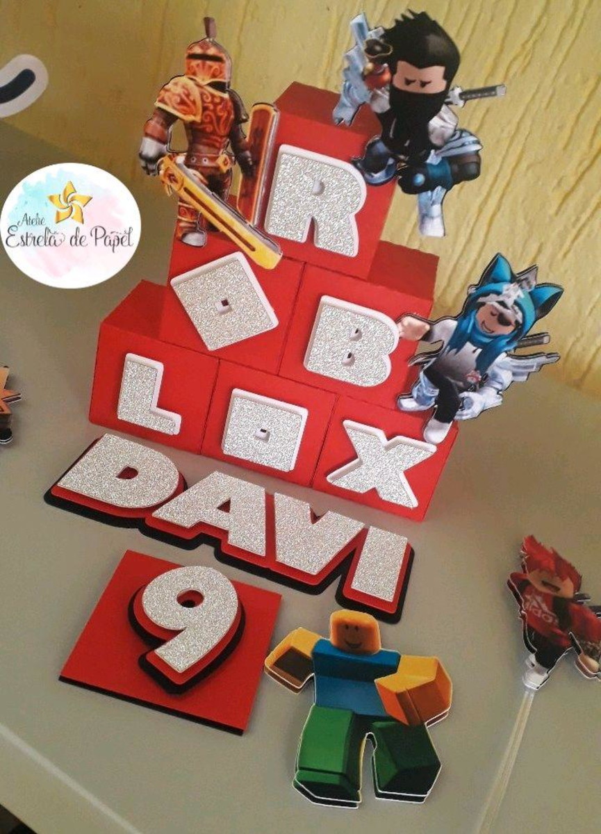 Arquivo de corte topo de Bolo Roblox - Imagem 2