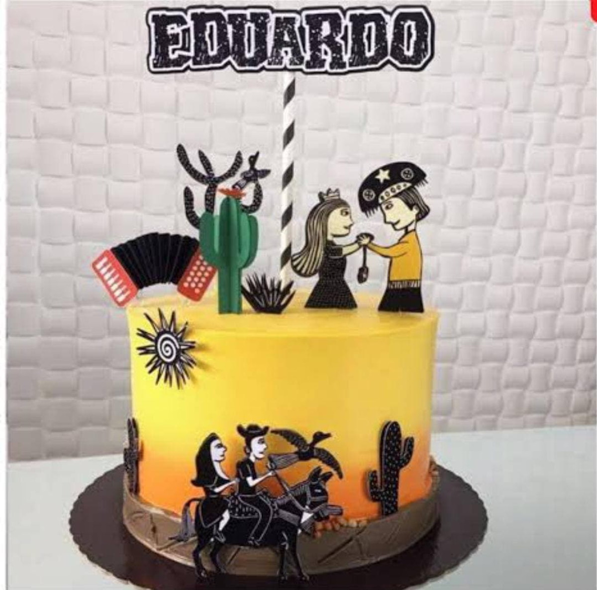 Arquivo de corte topo de bolo sertão
