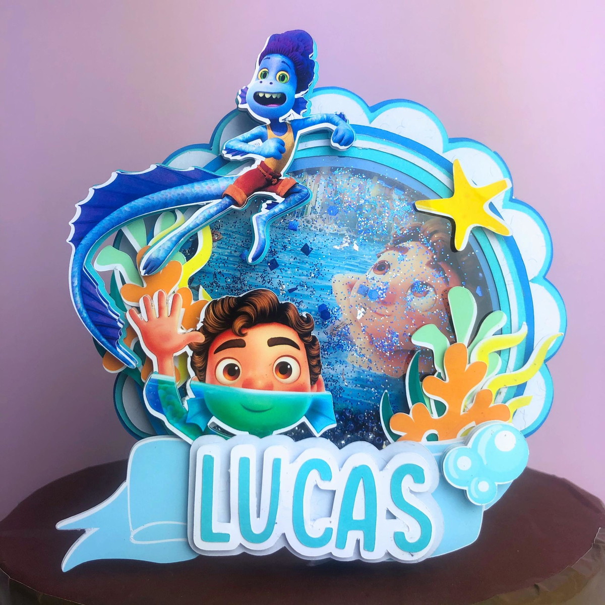 Arquivo de Corte Topo de Bolo Shaker Luca