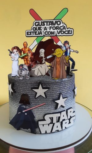 Arquivo de corte Topo de Bolo Star Wars