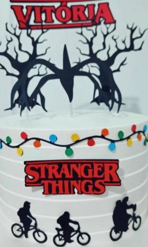 Arquivo de Corte Topo de Bolo Stranger Things
