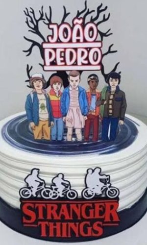 Arquivo de Corte Topo de Bolo Stranger Things