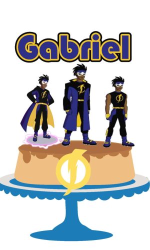 Arquivo de Corte Topo de Bolo Super Choque 01