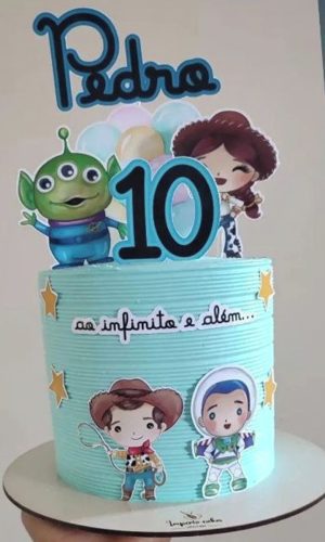 Arquivo de Corte - Topo de Bolo Toy Store Aquarela