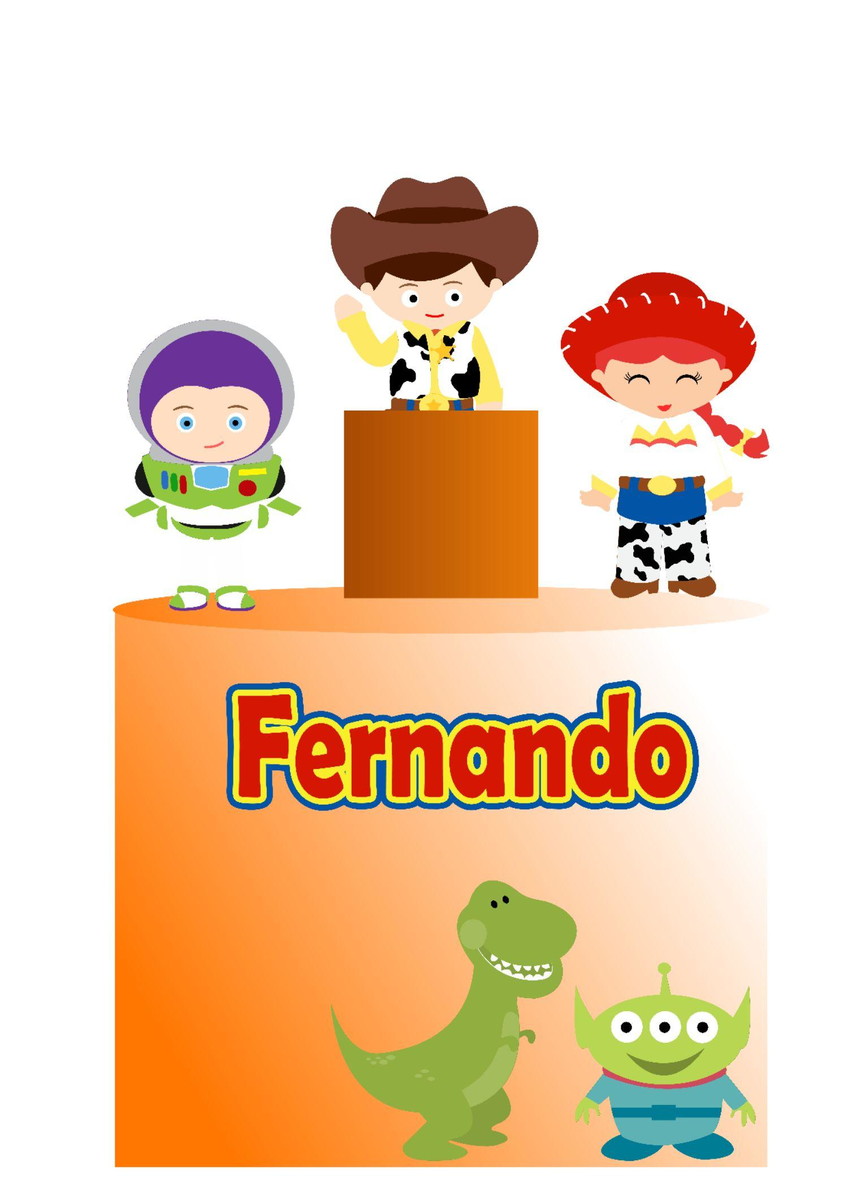 Arquivo de Corte Topo de Bolo Toy Story 01