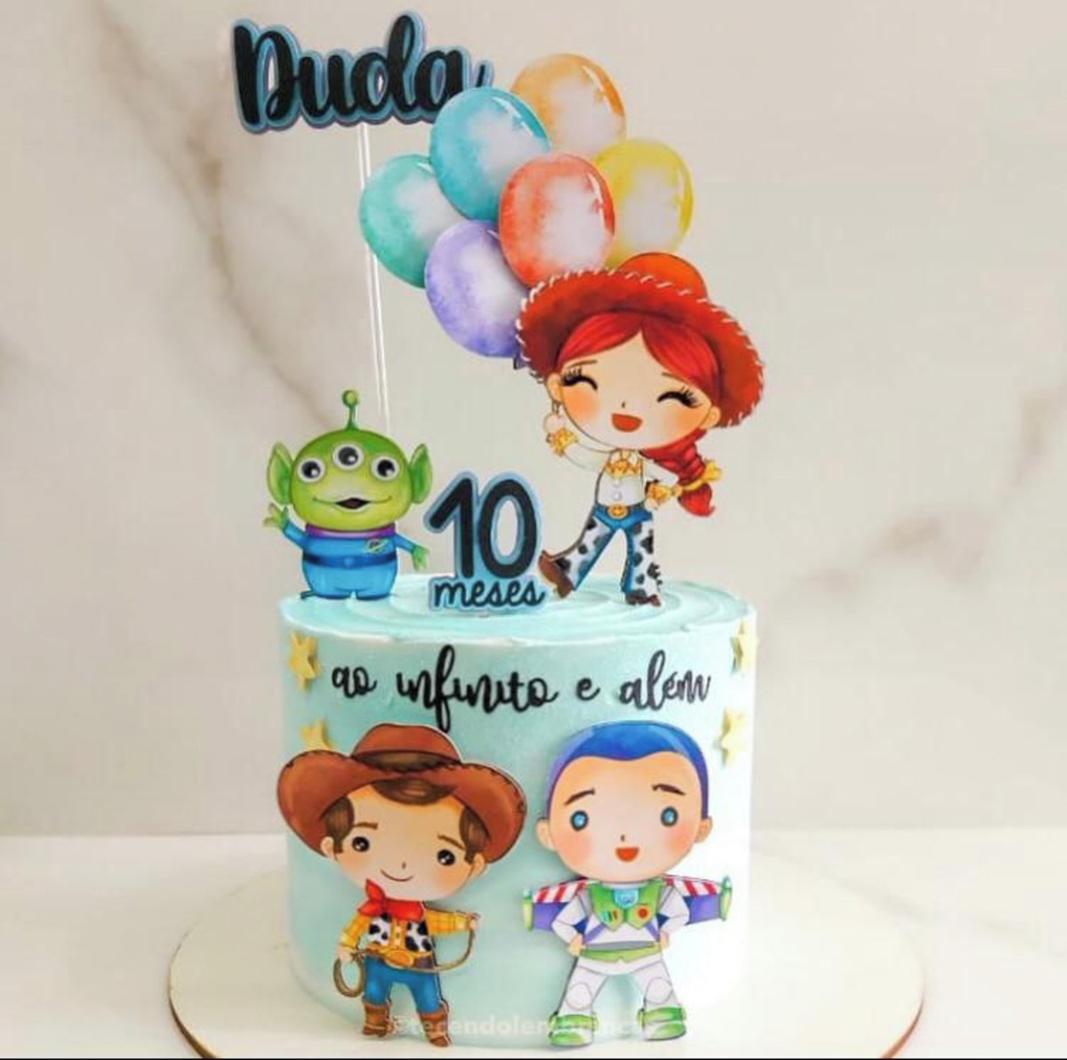 Arquivo de corte topo de bolo Toy Story AQUARELADO -COD 962